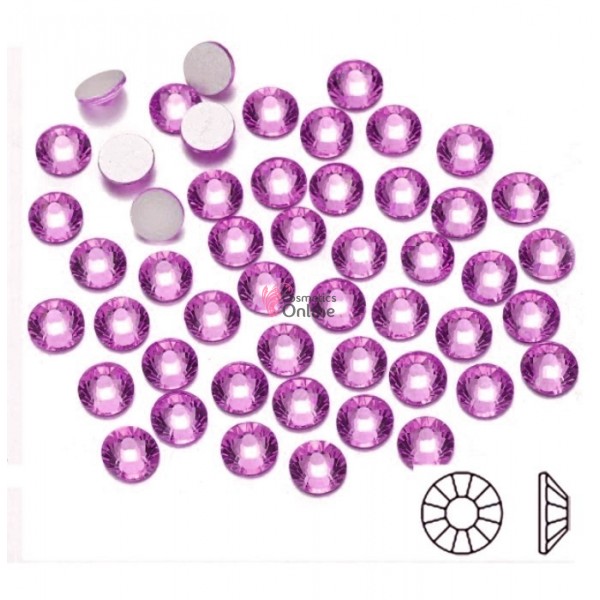 Strasuri din cristale pentru make-up, model SM020RR Hot Magenta de 1,2mm